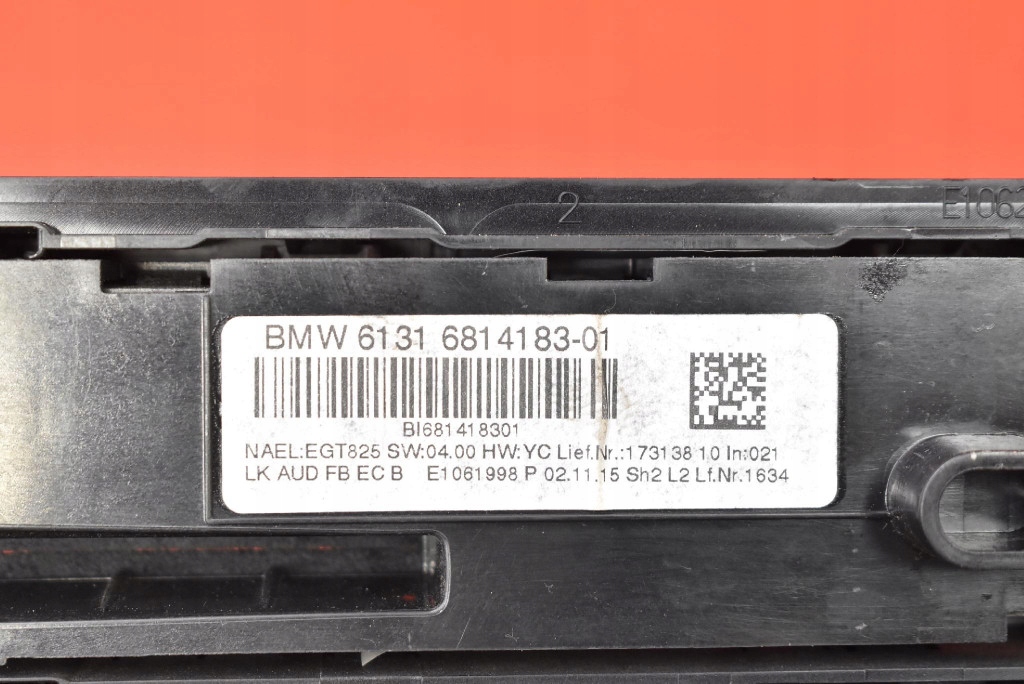 фото №10, Панель керування обдув кондиціонер радіо 9363543 6814183 bmw 4 f36 13-17