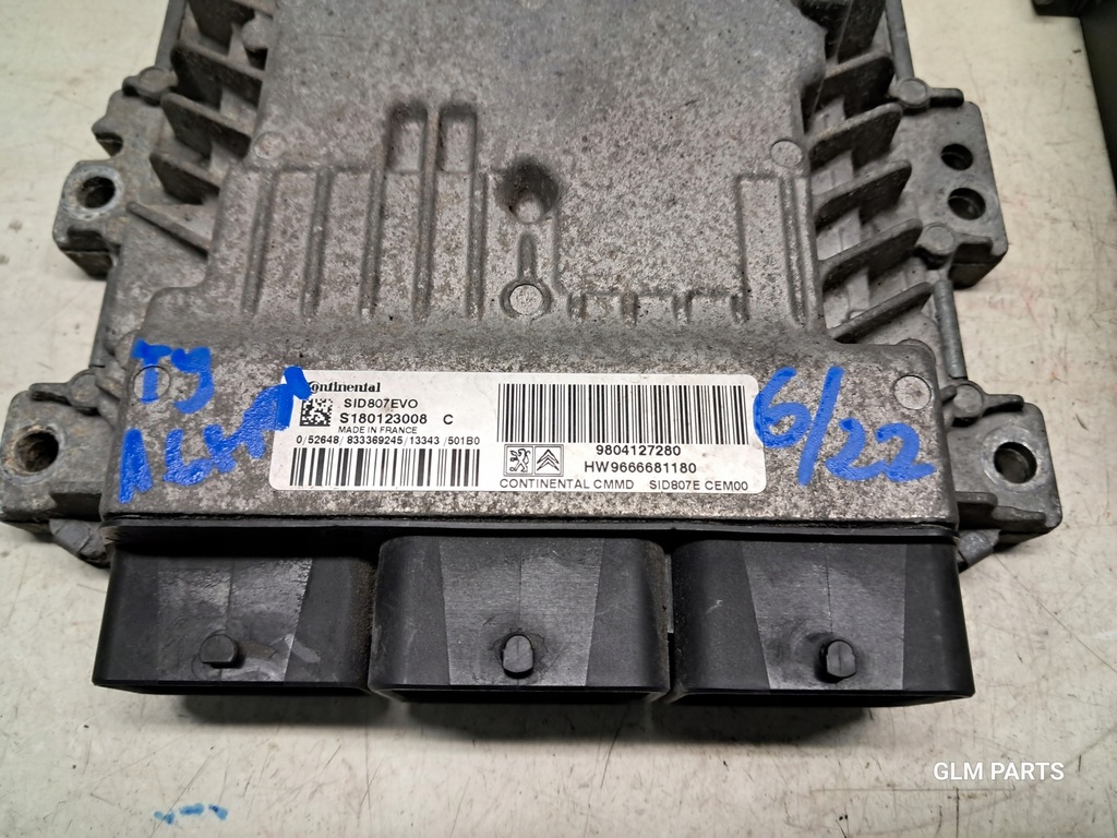 фото №11, Peugeot 308 ii t9 1.6 hdi набор стартовый бортовой компьютер bsi ключ