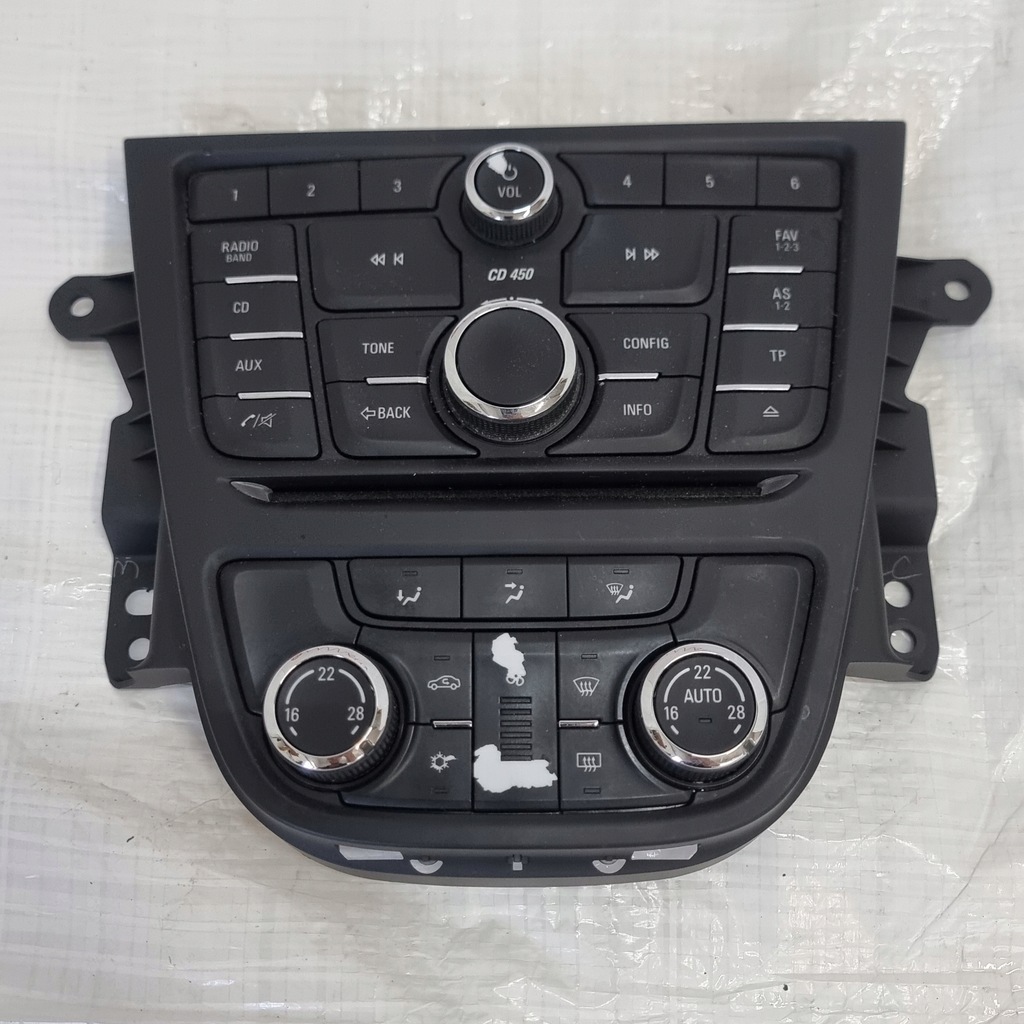 фото №1, Панель радио opel mokka 95363963 панель кондиционера 13429880