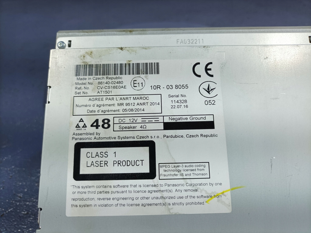 фото №6, Toyota corolla xi e16 lift екран дисплей радіо навігації 86140-02480