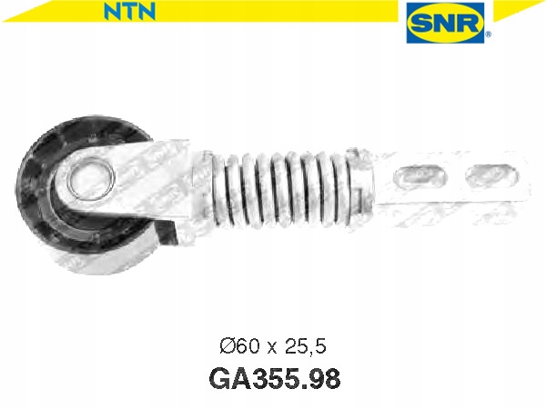 фото №2, Snr ga355.98 ролик натяжителя, ремень клиновой многоручьевой
