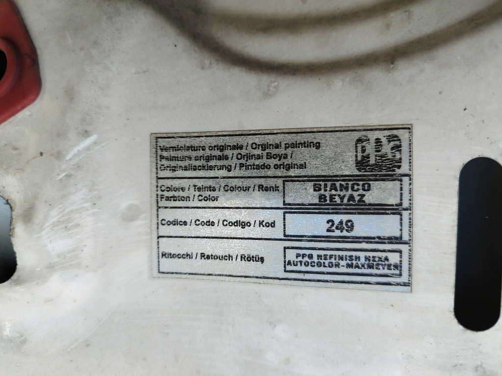 фото №13, Капот колір 249 bianco opel combo d 2011-2018 оригінальна