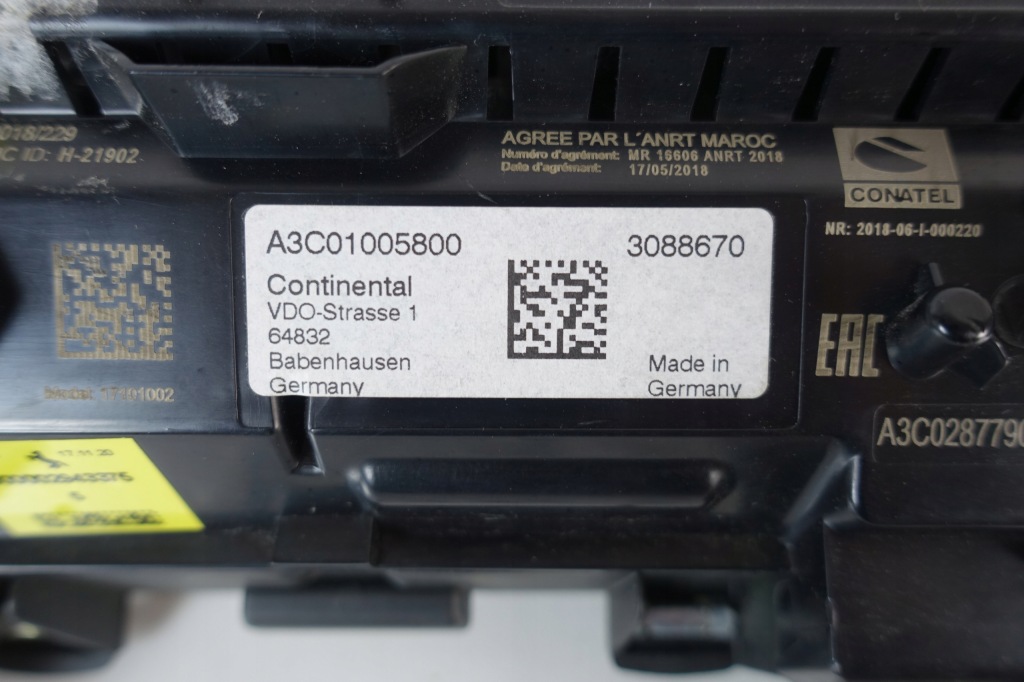 Счетчик виртуальный приборы lcd vw passat b8 3g0920790e с Разборки