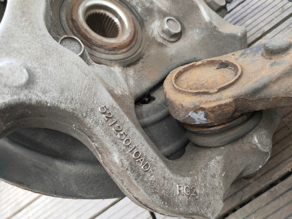 фото №8, Dodge nitro 07-12 4.0 v6 поворотный кулак ступица рычаги правый перед комплект оригинальный номер