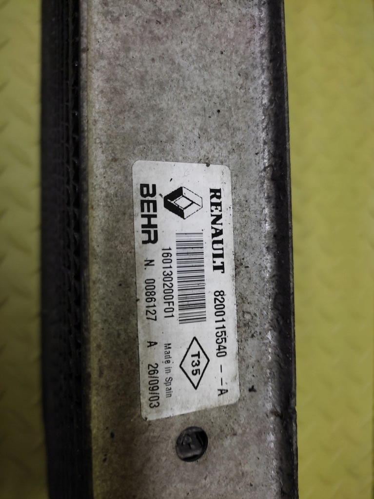 фото №6, Renault scenic ii 1.9 dci інтеркулер 8200115540