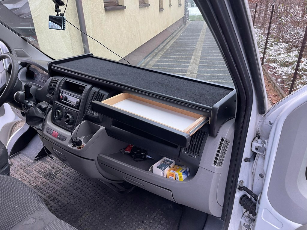 фото №11, Полиця stolik na панель приладів ducato/ jumper/ boxer велюр