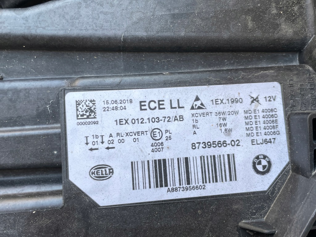 фото №14, Bmw f30 f31 лампи лампа full led адаптивний black shadow