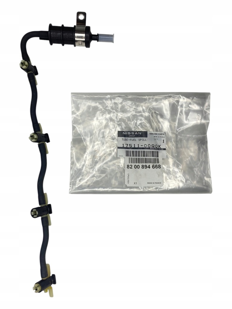 фото №1, Оригінальний номер шланг зворотний пального renault trafic ii 2.0 dci 1751100q0k 8200894668