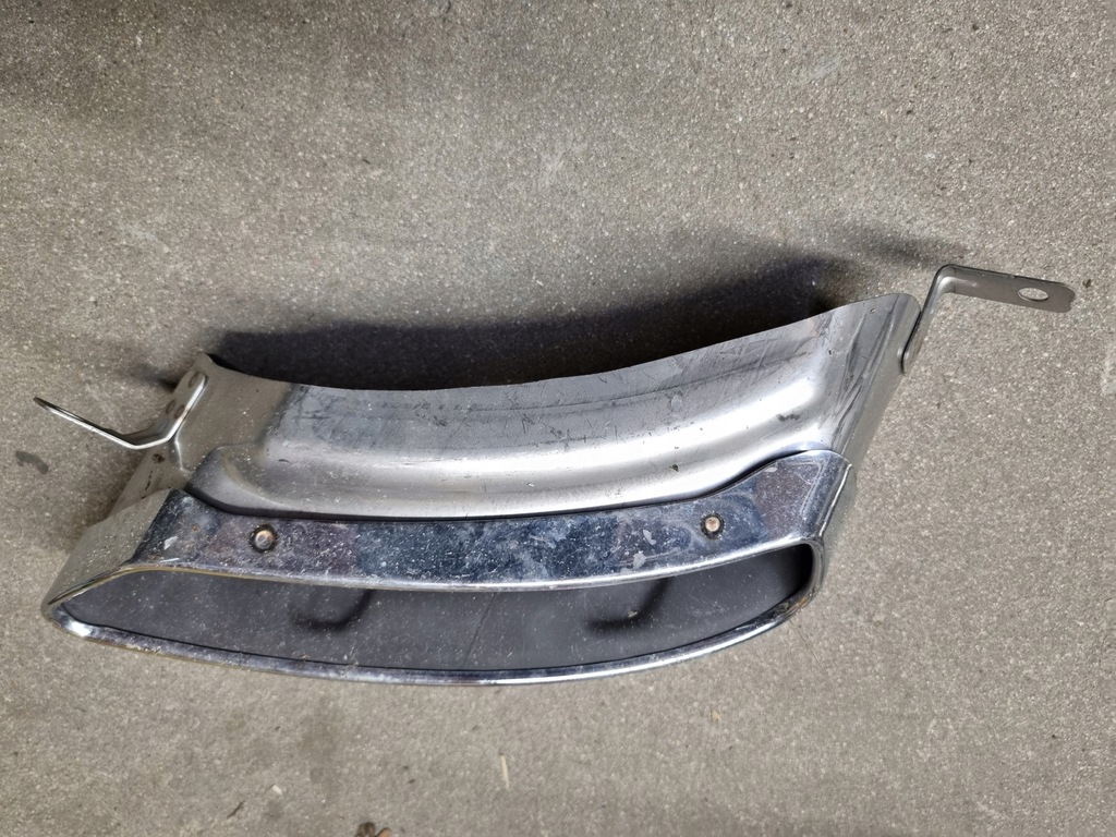 фото №5, Audi a8 d4 lift хром выхлоп наконечник левая бампер задняя оригинал 4h0253825k