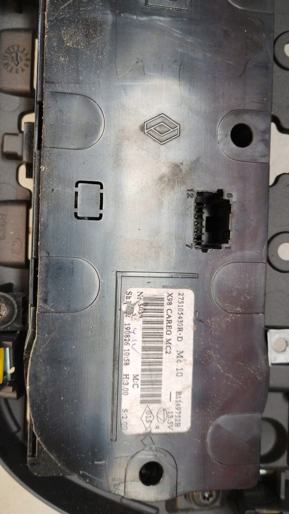 фото №5, Рамка панель кондиционера renault captur