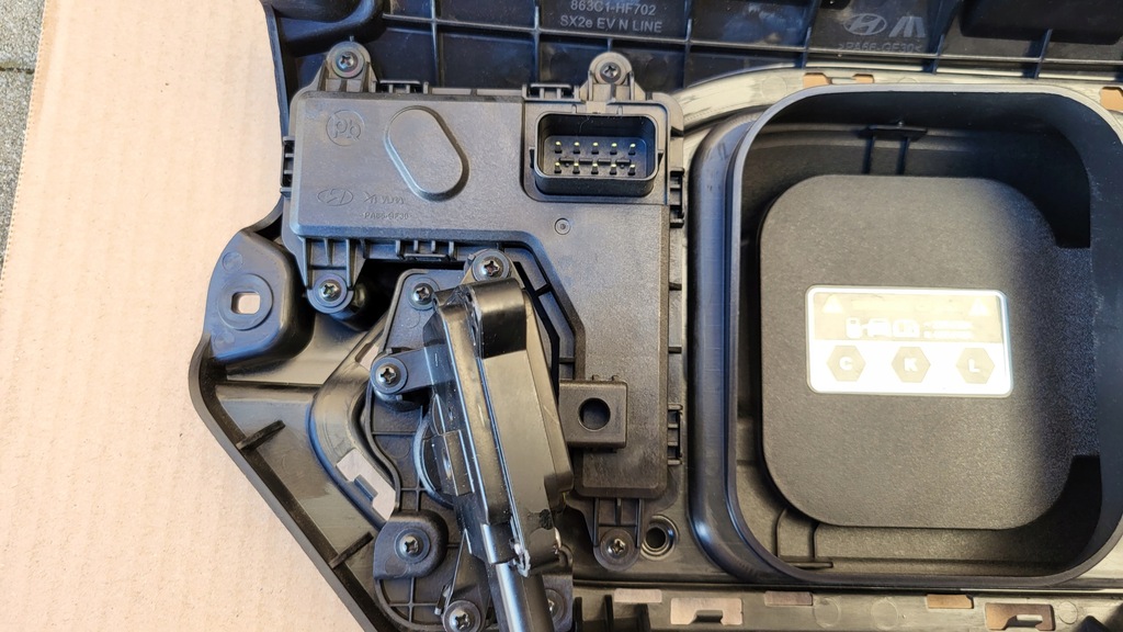 фото №11, Кришка роз'єм заряджання hyundai kona electric ii ev 23- оригінальний номер 863cc-hf710 new