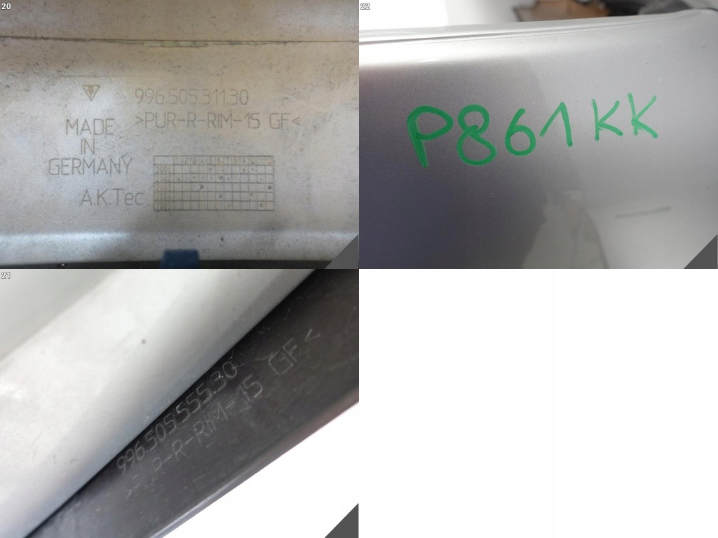 фото №15, Porsche 911 996 gt2 turbo 01-05 карбон бампер бампер впуск спойлер перед