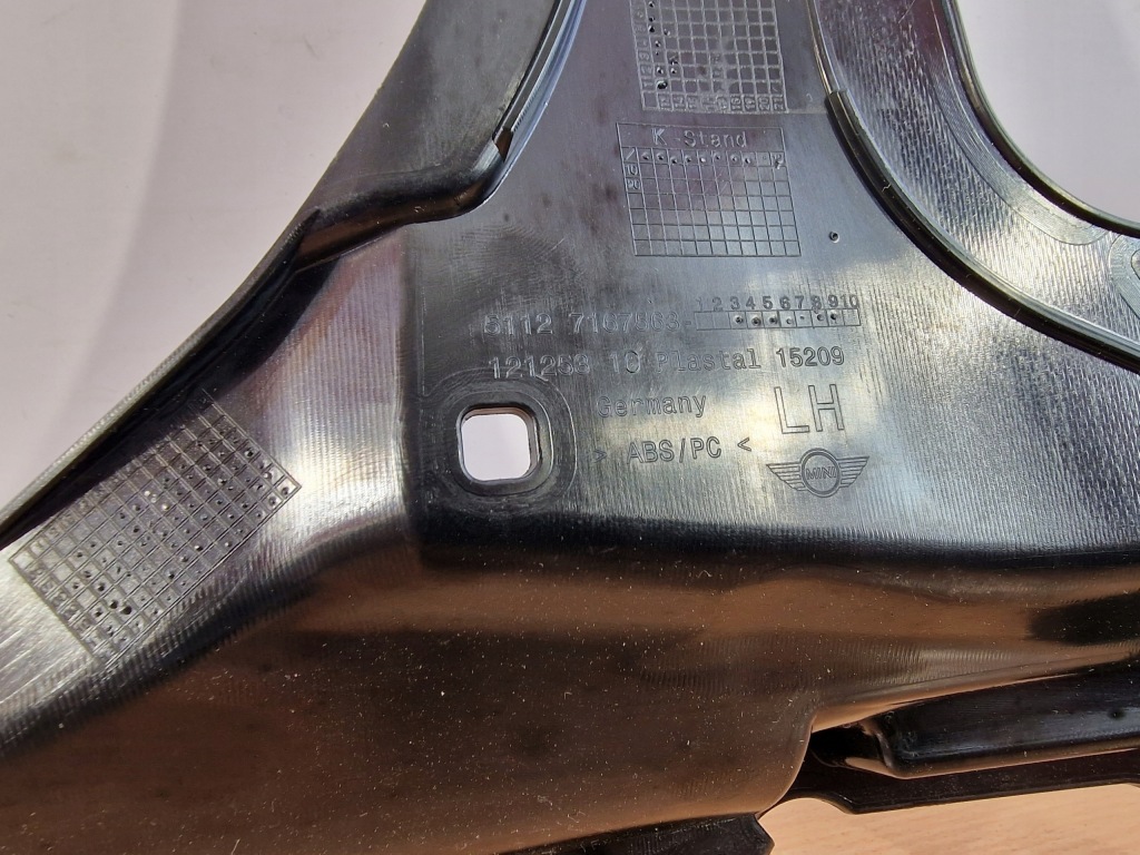 фото №3, Mini cooper r55 56 clubman напрямна бампера лівий задня