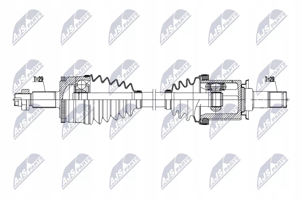 фото №2, Привідний вал привідна перед лівий land rover discovery iii iv range rover iv 2004-