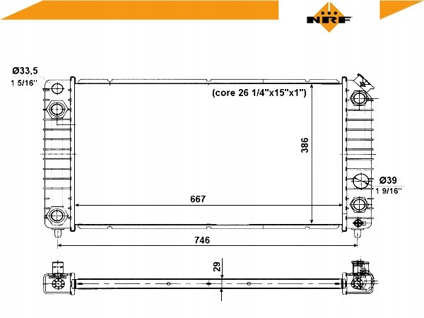 фото №12, 56011 nrf радіатор wody