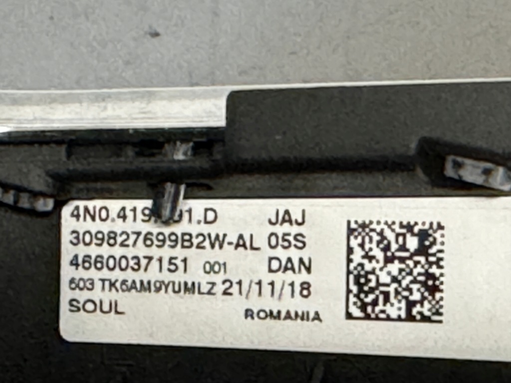 Audi e-tron воздуховод с подогревом 4n0419091d Недорого