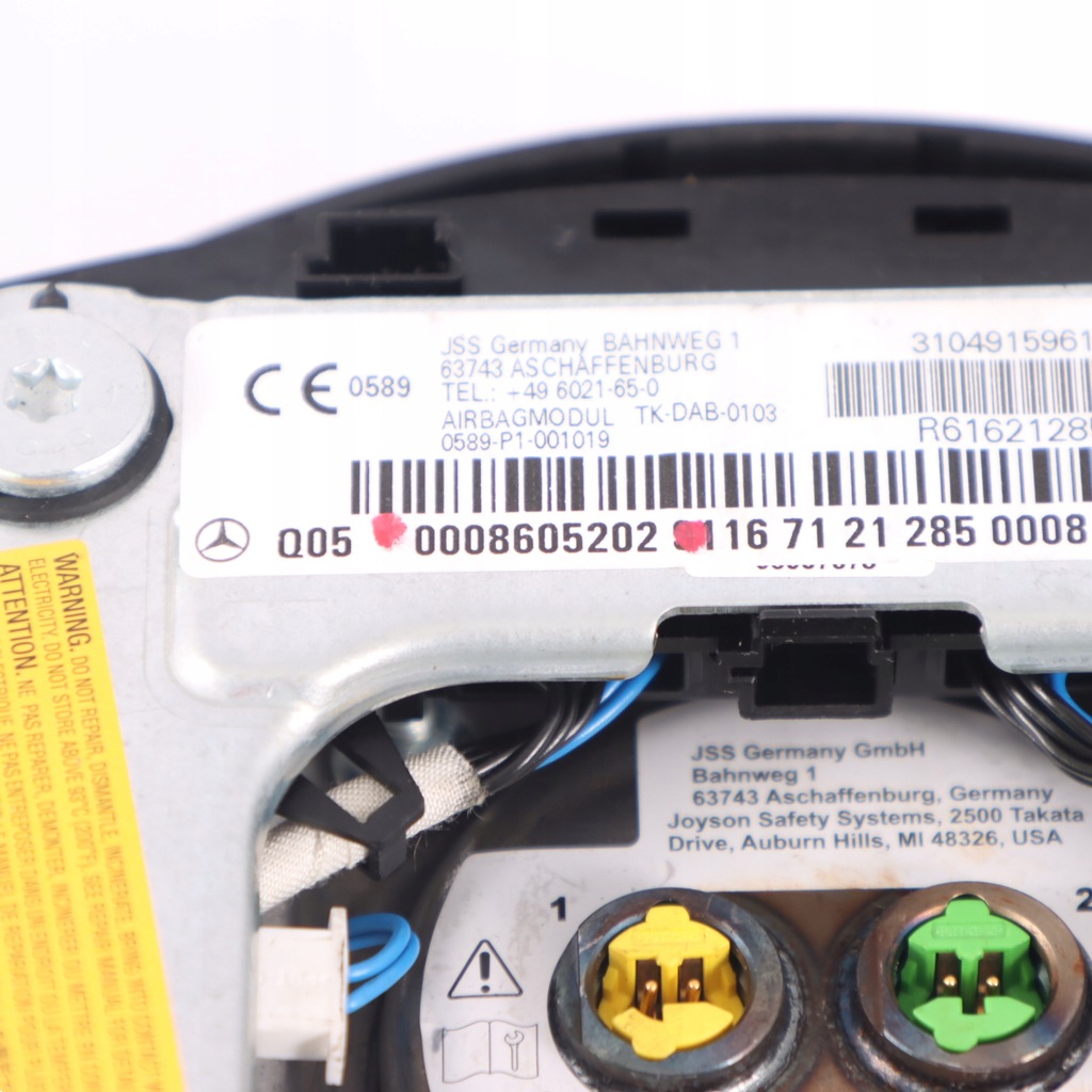 фото №14, Mercedes ml w164 w251 подушка повітряна подушка безпеки водія a0008605202