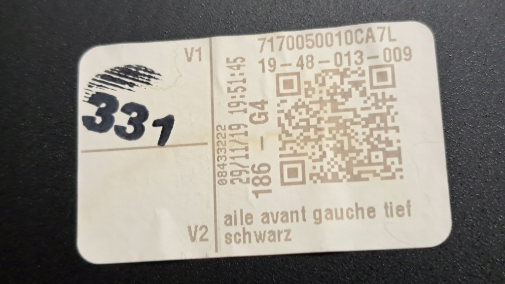 фото №13, Smart 453 крила лівий перед