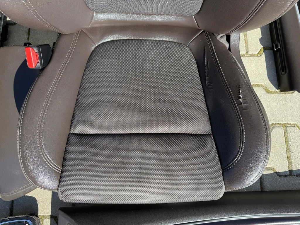 фото №7, Renault espace v комплект сидений 5 человек коричневая полукожа подогрев перед задняя