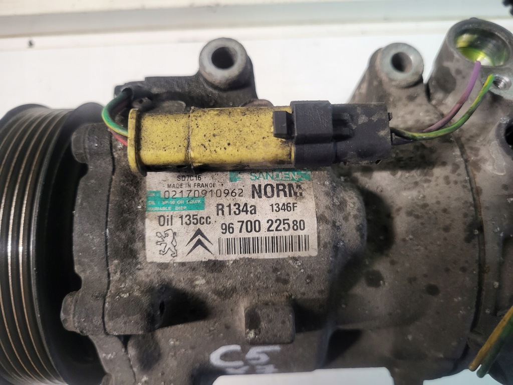 фото №5, Компрессор кондиционера citroen c5 iii x7 2.0hdi 9670022580