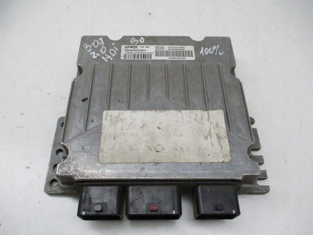 фото №1, Peugeot 307 2.0 hdi бортовий комп'ютер 9646449280