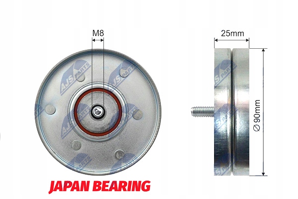 фото №2, Nty ролик натяжителя ремень клиновой audi a4 a4 allroad a5 q5 seat