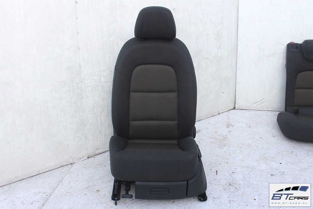 фото №6, Audi q3 сиденья комплект сидений сидений сиденья сиденье обивка 8u велюр pr