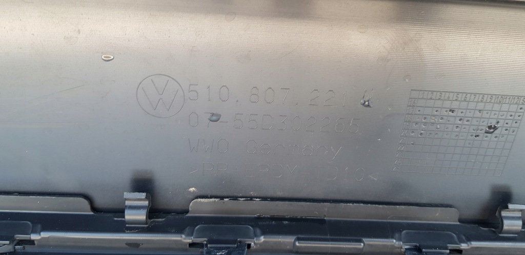 фото №12, Vw golf sportsvan lift бампер перед передний 510807221m