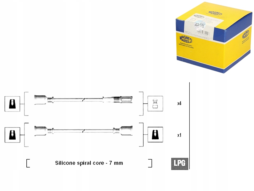 фото №1, Дроти запалювання magneti marelli 7597720 3008910