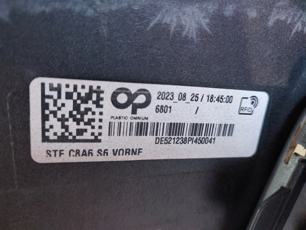 фото №10, Audi a6 s6 c8 4k0 s line lift бампер перед передний 4k0807437g 4k0807437f