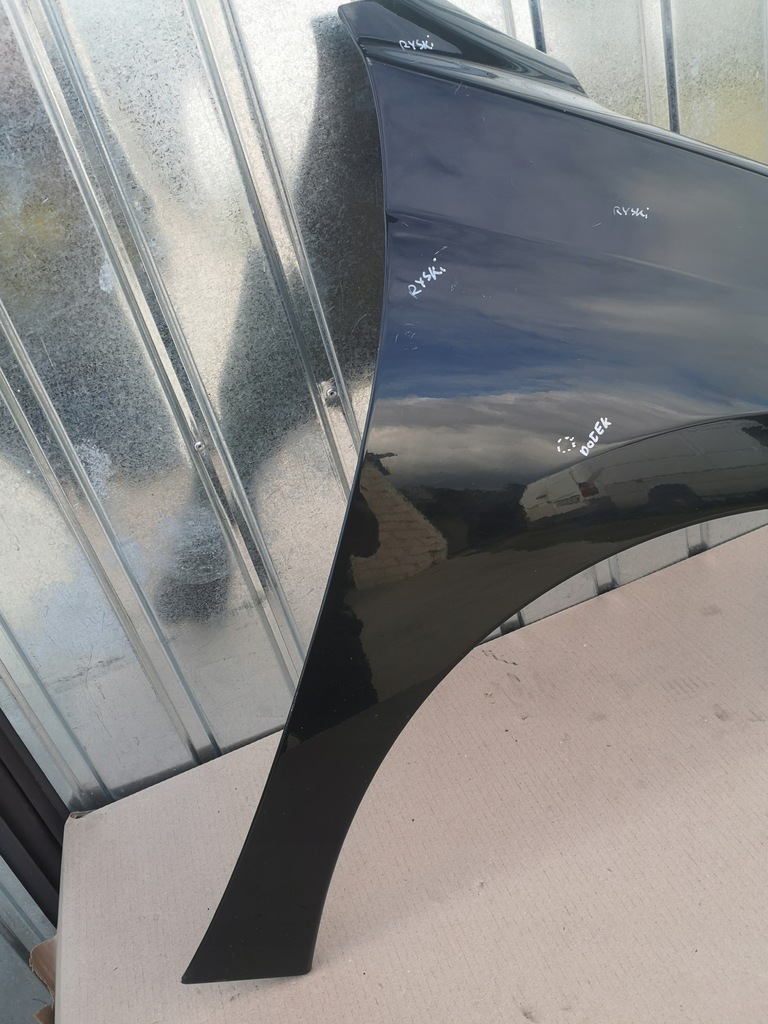 фото №9, Крила правий перед peugeot 207 lift 09-12 чорний оригінал