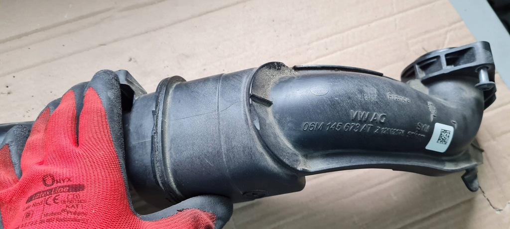 фото №7, S4 b9 8w a4 шланг труба wąż интеркулер 3.0 tfsi 06m145673at s5 8w