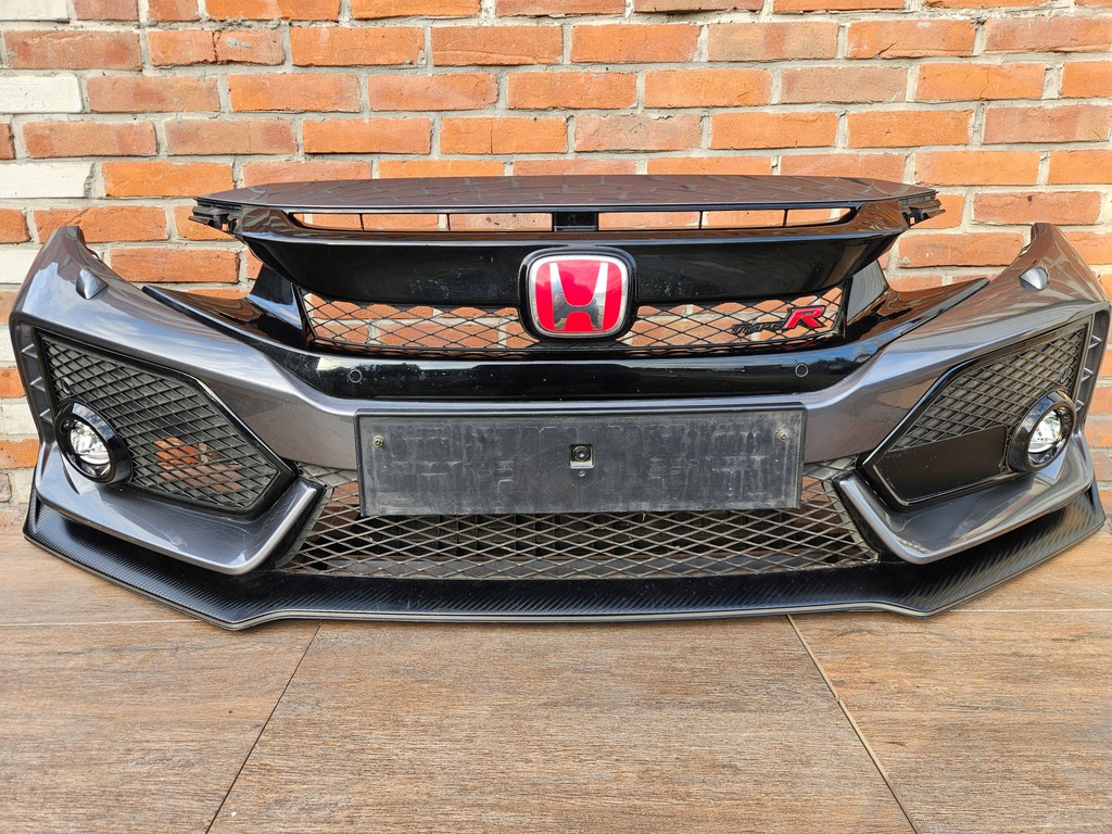 фото №1, Honda civic x 10 17-21r бампер перед pdc омыватель type-r europa nh737m
