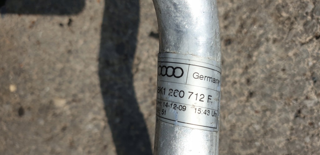 фото №9, Шланг wąż трубка кондиционера audi a4 b8 a5 8t оригинальный номер eu