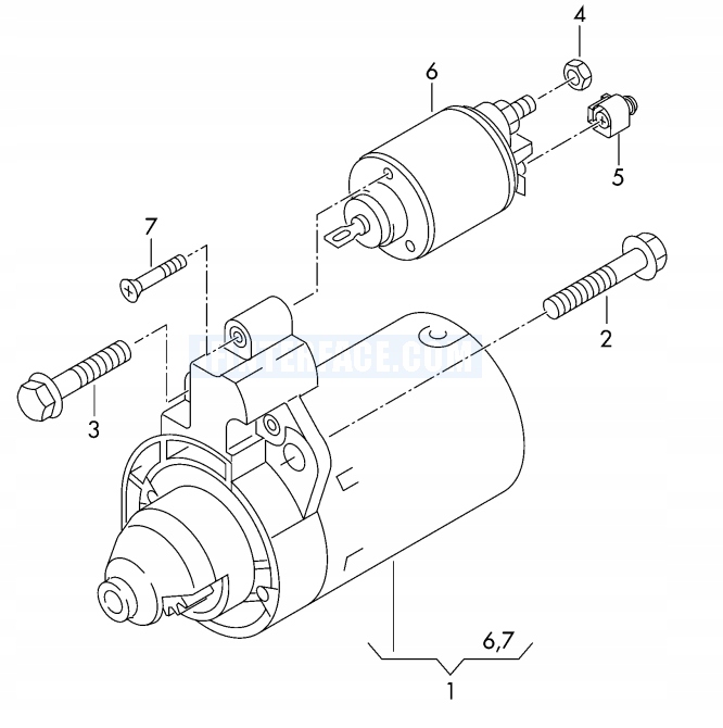фото №5, Стартер audi rs4 rs5 2.9 tfsi 06m911021