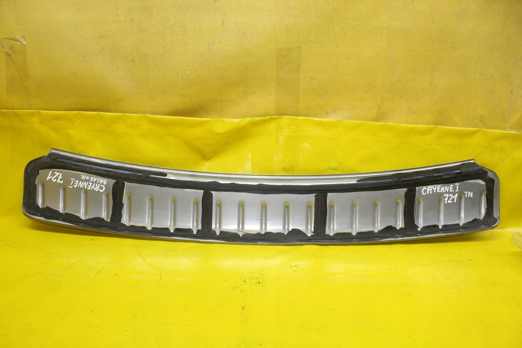 фото №7, Защита бампера задняя хром porsche cayenne i