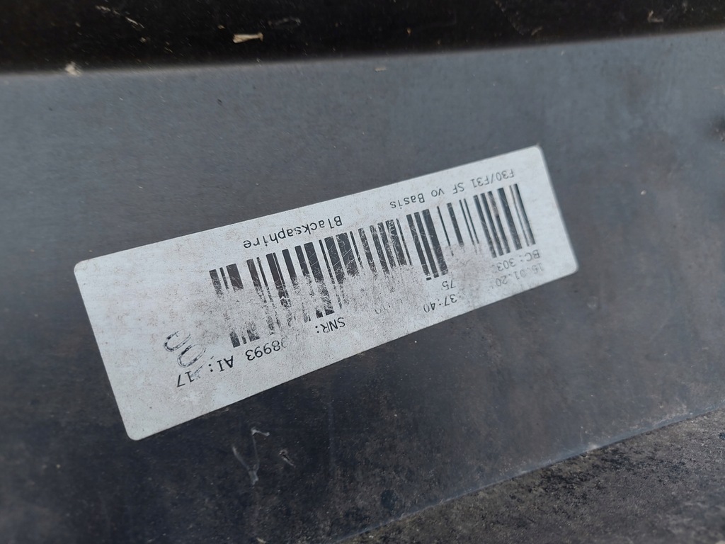 фото №13, Bmw 3 f30 f31 basis 11-15 бампер передний перед