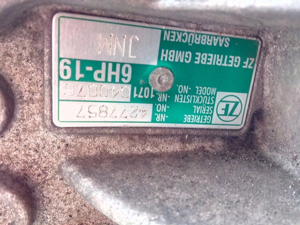 фото №8, Коробка передач передач audi a8 d3 3.2 fsi jnm 6hp-19