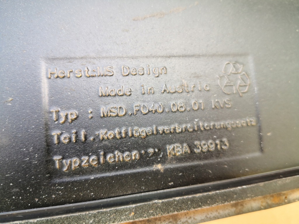 фото №9, Kuga mk1 st молдинг na крила ліва перед ms design