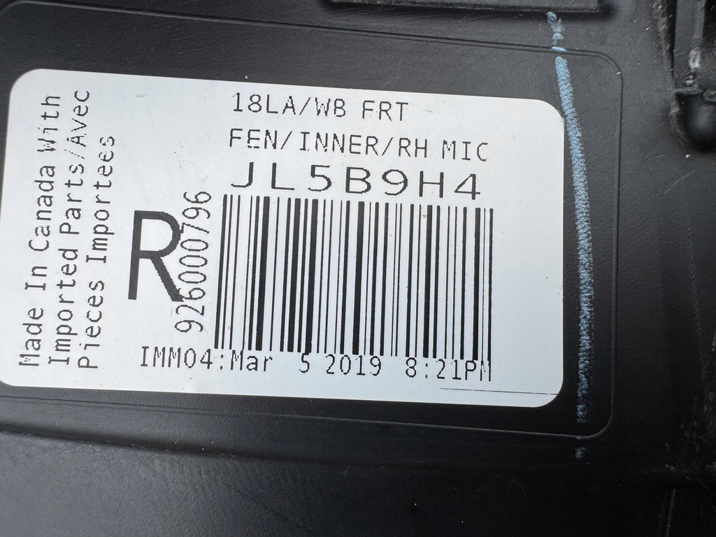 фото №7, Dodge challenger расширитель крылья widebody передние правое 2018+