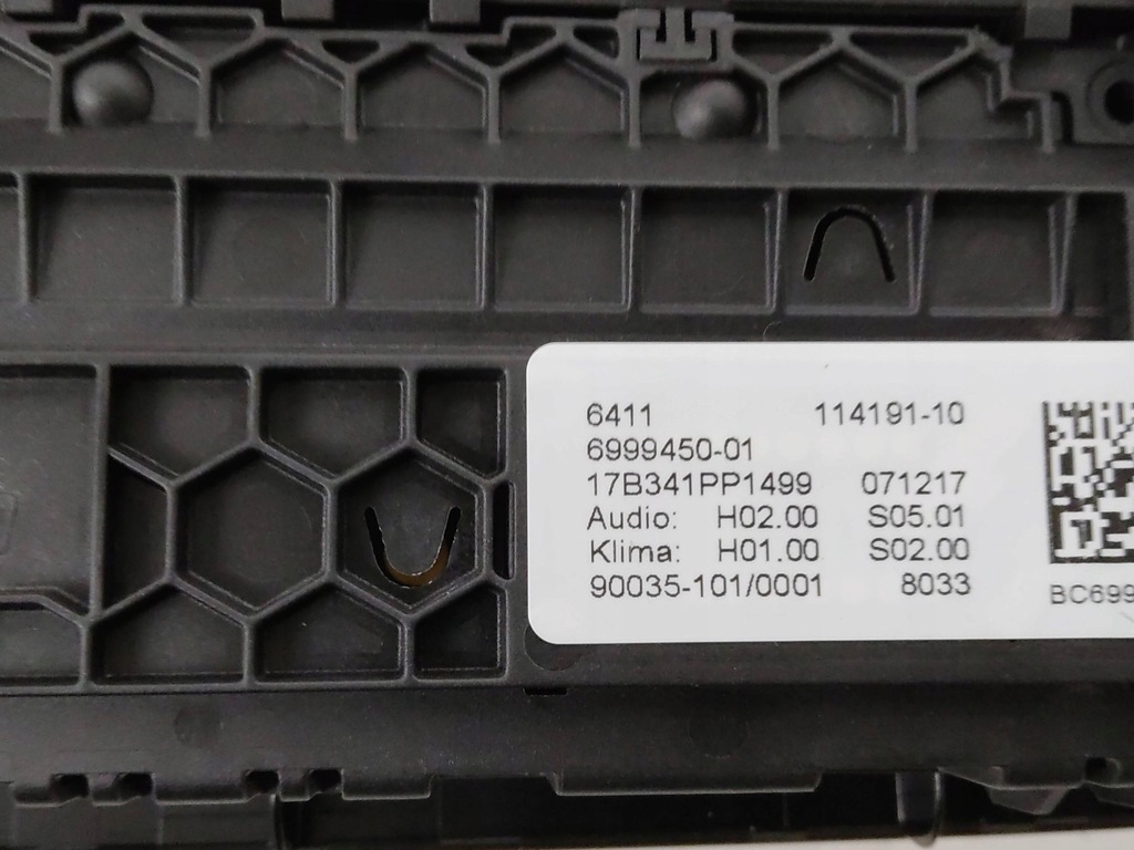 фото №5, 2020 bmw x3 g01 панель кондиционера 6999450