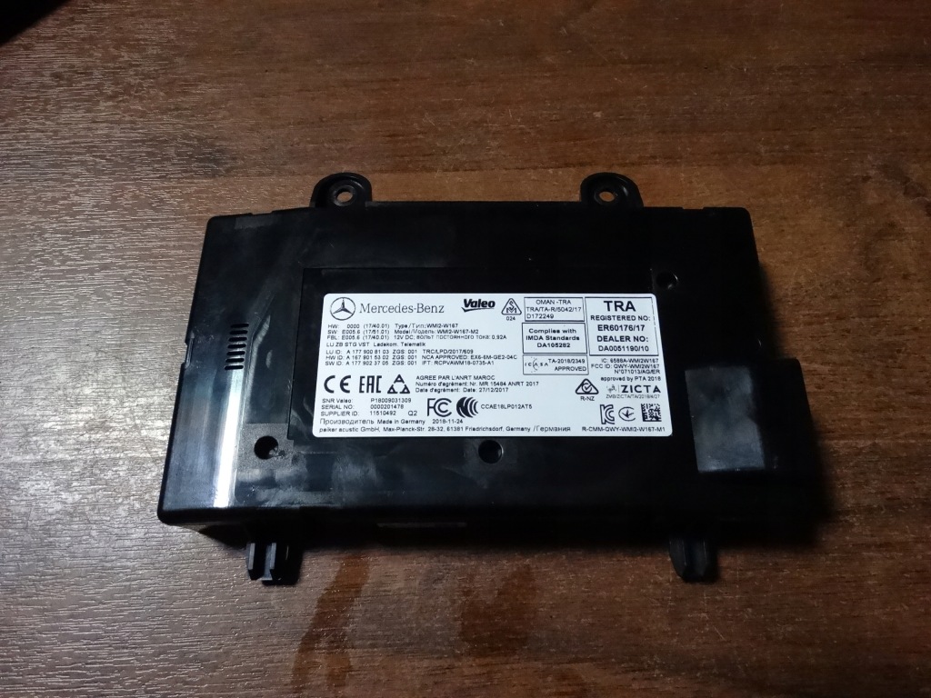 фото №1, Idealny модуль telematic mercedes w118 w167 w177 1