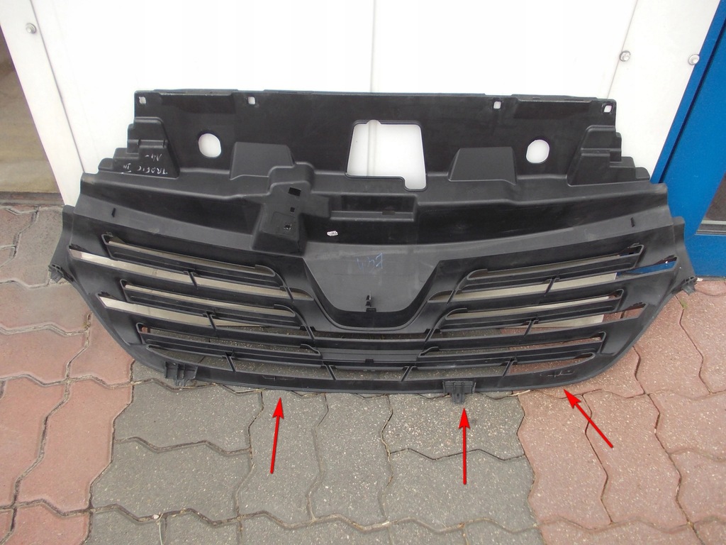 фото №4, Решітка радіатора решітка радіатора renault trafic iii 14 оригінал