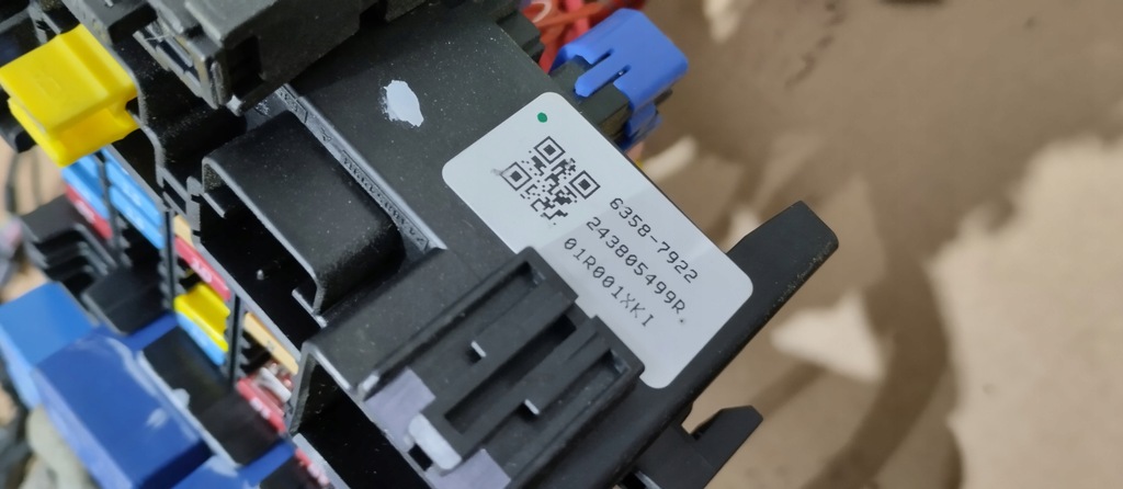 фото №7, Електропроводка джгут салону панелі renault clio v 1.5ble dci 240149650s