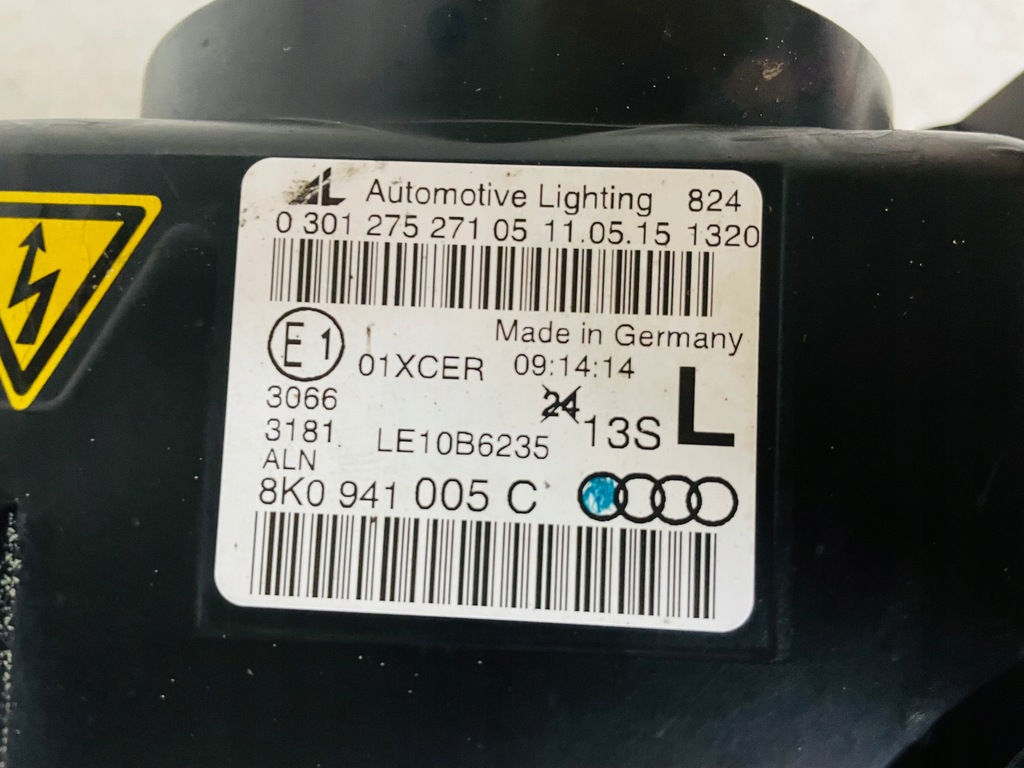 фото №9, Audi a4 b8 lift лампа левая перед ксенон led 2012-2015 rok