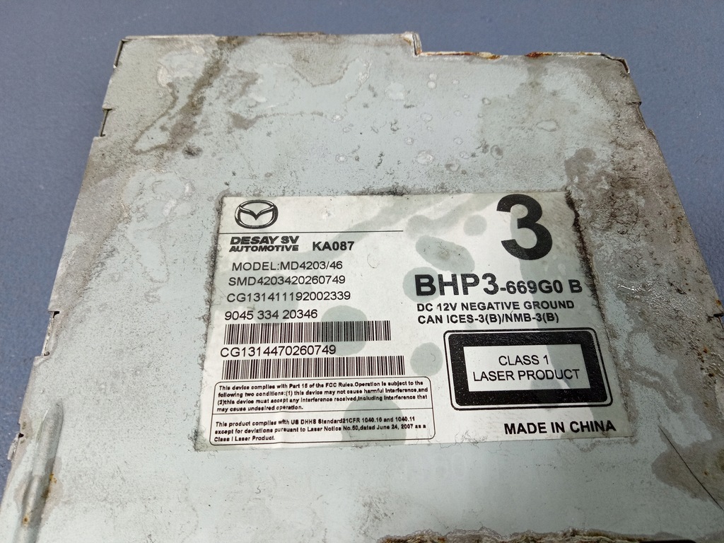 фото №4, Mazda 3 iii bm радио считыватель cd bhp3-669g0b