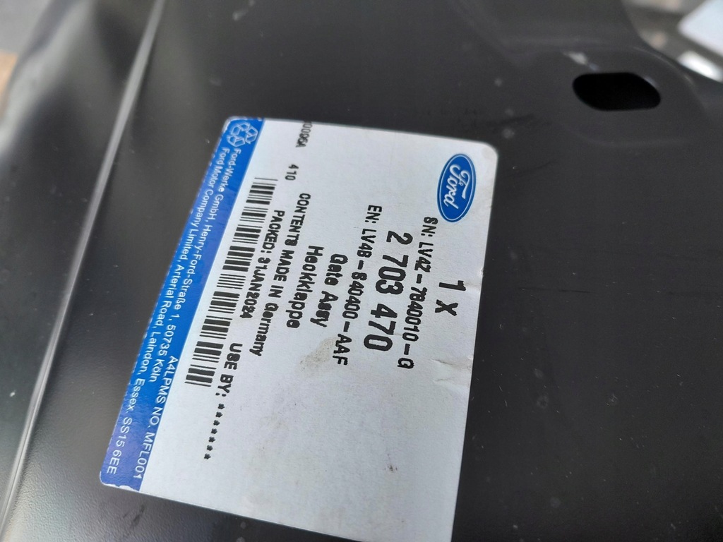 фото №12, Ford kuga mk3 19- крышка багажника задняя задняя oryg