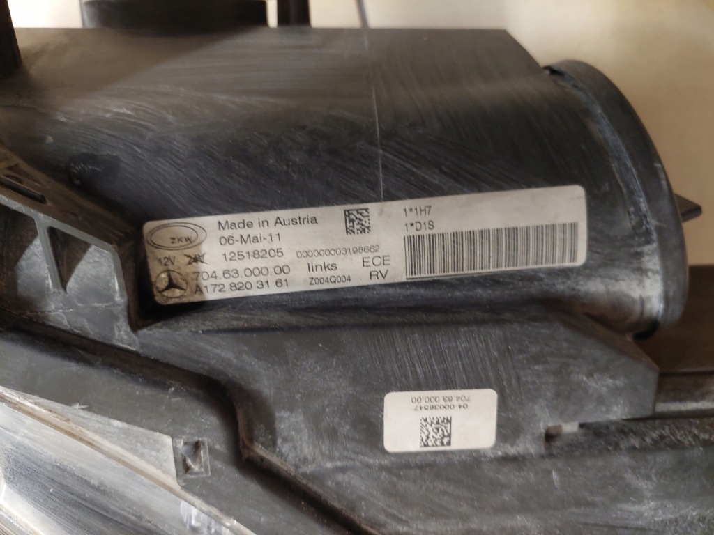 фото №4, Mercedes slk w172 r172 ксенон ліва права