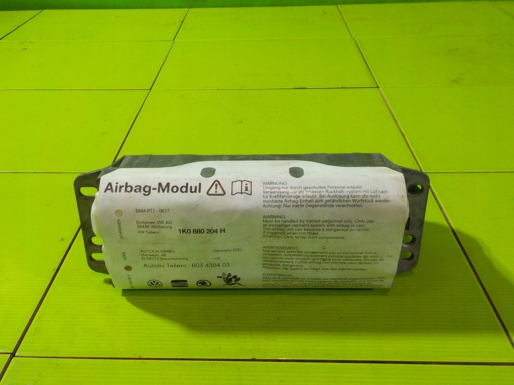 фото №1, Vw golf plus подушка безопасности подушка пассажира 1k0880204h