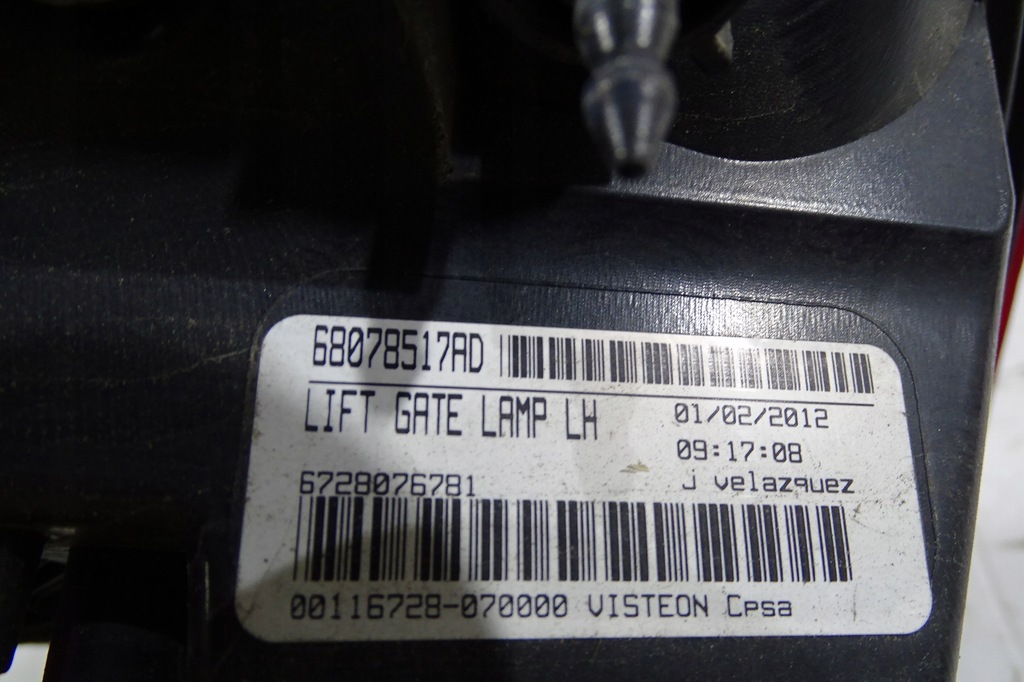 фото №9, Journey freemont 11- лампа левая задняя задняя крышки